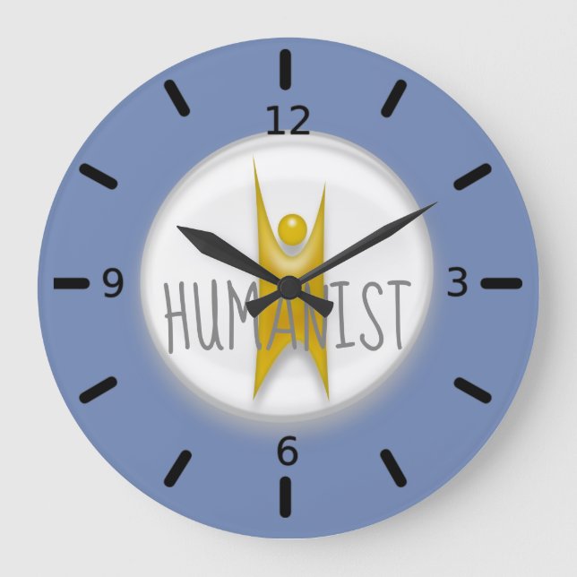 Lycklig Human Humanist Stor Klocka (Framsida)