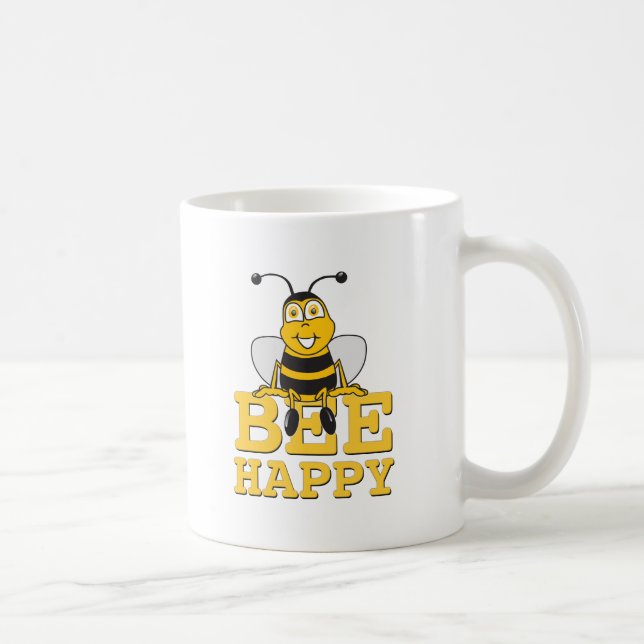 Lycklig humla kaffemugg (Höger)