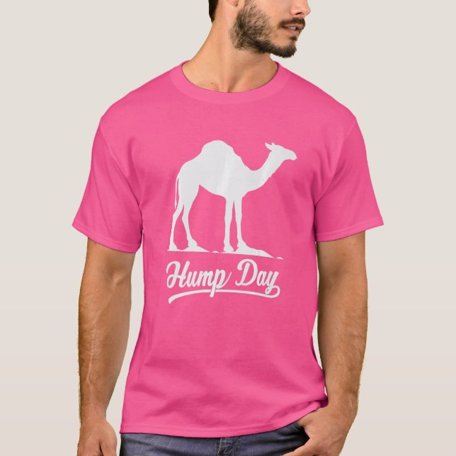 Lycklig Hump Day Tees gissar Camel Hump Day T Shirt (Framsida)