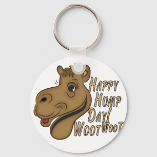 Lycklig Hump Day Woot Woot Nyckelring