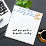 Lycklig Hund- eller fotoplanerare som ska göras Anteckningsblock<br><div class="desc">Anteckningsblocket lycklig Cat Personlig Planner Simple Modern to Do List/Planner och du är beundrad av det underbara Hund Lycklig - till ge finns bara det ytterligare incitamentet och många kärlek längs vägen (och kanske några mil). Alla designfrågor eller om du behöver hjälp skicka bara ett meddelande eller ett e-postmeddelande till...</div>