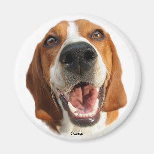 Lycklig Hund Magnet
