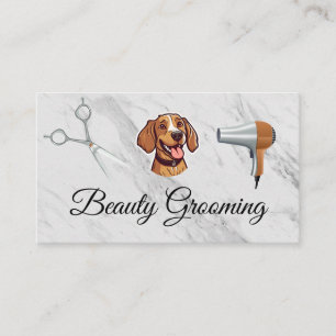 Lycklig Hund Saxer Blow Dryer Visitkort
