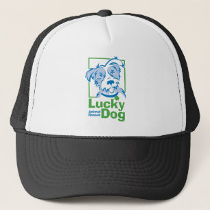 Lycklig hundtruckerkeps (tillgängliga mångafärg keps