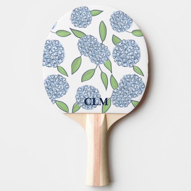 Lycklig Hydrangea Ping Pong Paddle Pingisracket (Framsidan)