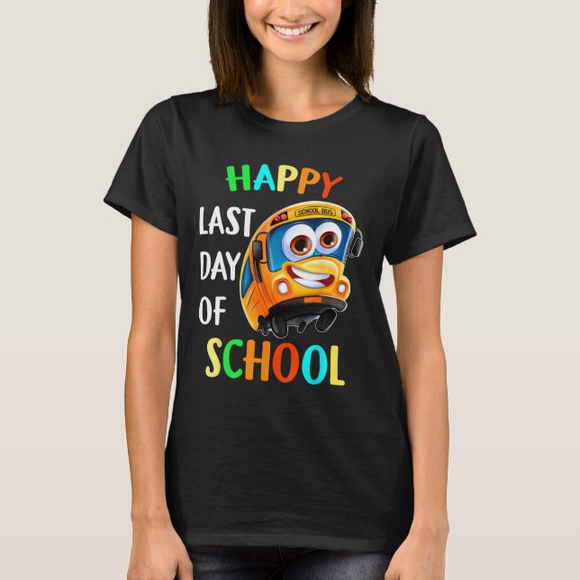 Lycklig i dag, Buss-chaufförer, studieledare i sko T Shirt (Framsida)