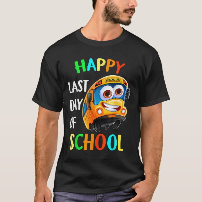Lycklig i dag, Buss-chaufförer, studieledare i sko T Shirt (Framsida)