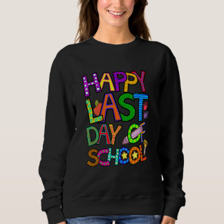 Lycklig i förra skoldagen för lärare Kindergarten T Shirt