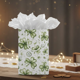 Lycklig i kärlek Grön Shamrock Klöver Bröllop