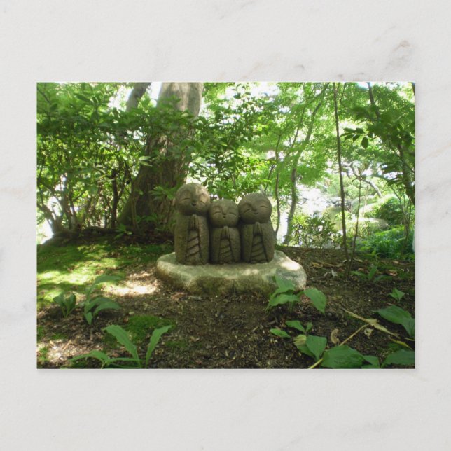 Lycklig i skuggan vykort (Framsida)