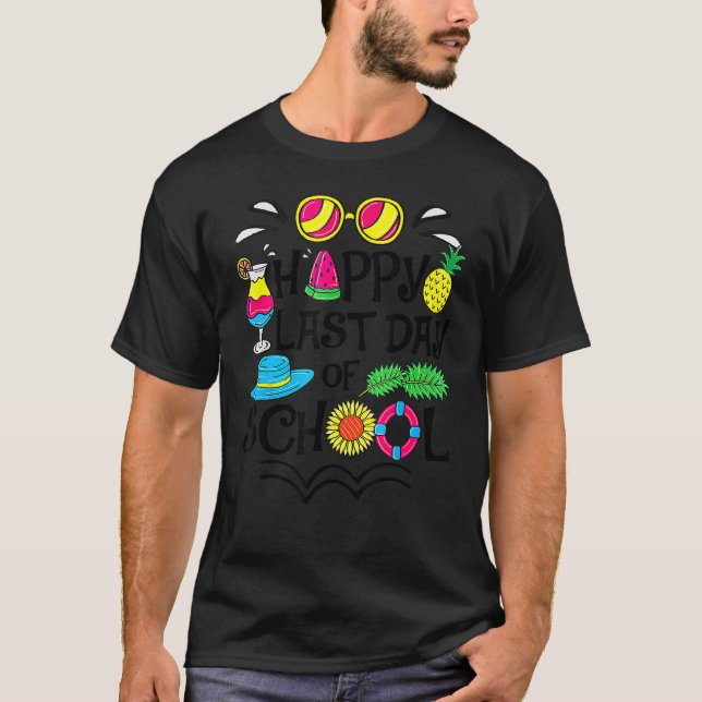 Lycklig i Studenter och lärare 3 T Shirt (Framsida)