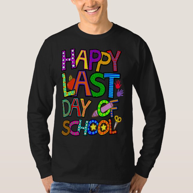 Lycklig i Studenter och lärare 3 T Shirt (Framsida)