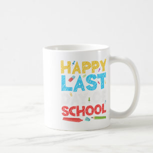 Lycklig i Studenter och lärare i skolan Kaffemugg