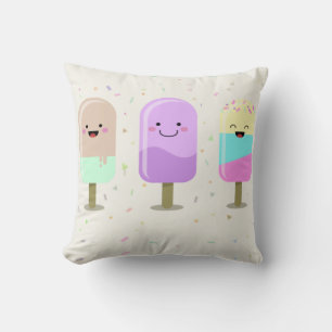 Lycklig Ice Cream Smiling Pub & Popsicles Kudde