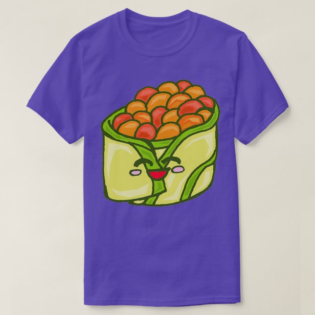 Lycklig Ikuragunkan med Avocado T Shirt (Design framsida)