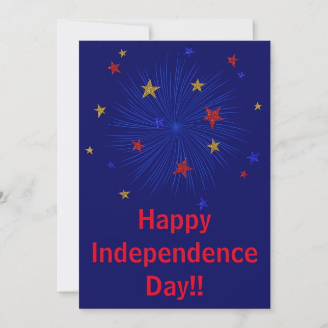 Lycklig Independence day! (Framsida)