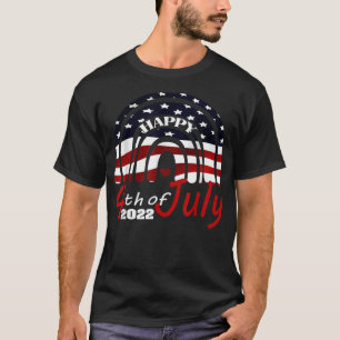Lycklig Independence day 2022, Lycklig 4 juli 2002 T Shirt