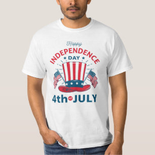 Lycklig Independence day - 4 juli Firande T Shirt