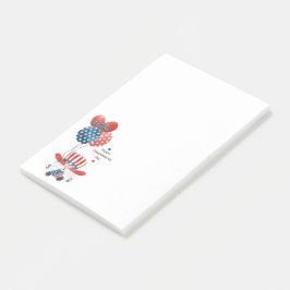 Lycklig Independence day Gnome Post-it Block