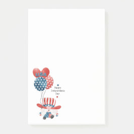Lycklig Independence day Gnome Post-it Block