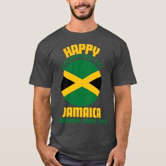 Lycklig Independence day Jamaica 1962 Proud Jamaic T Shirt