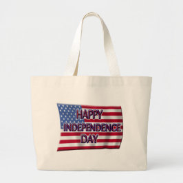 Lycklig Independence day Jumbo Tygkasse