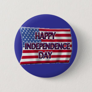 Lycklig Independence day Knapp