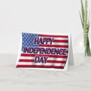 Lycklig Independence day Kort