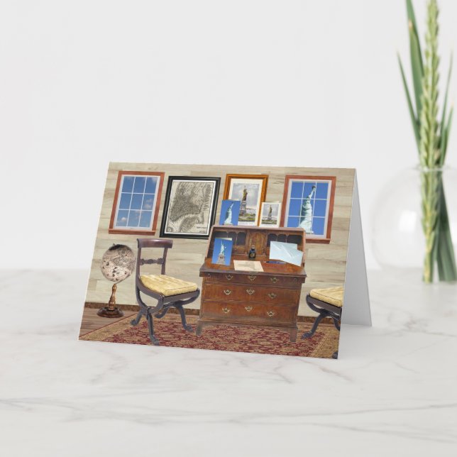 Lycklig independence day kort (Framsida)