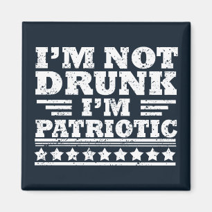 Lycklig independence day lustig 4:e July Magnet