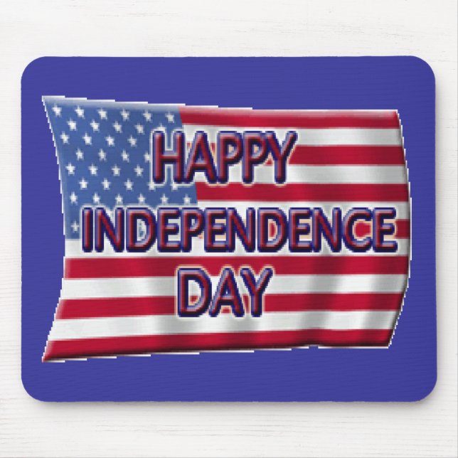Lycklig Independence day Musmatta (Framsidan)