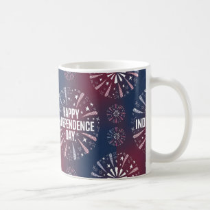 Lycklig Independence day och juli 4 Gift Idea Kaffemugg