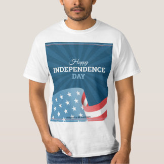 Lycklig Independence day T-Shirt Design