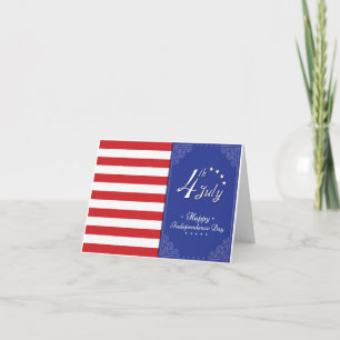Lycklig Independence day Tack Kort