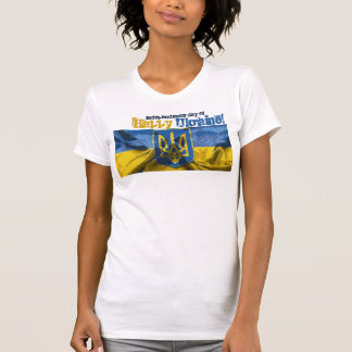 Lycklig Independence day Ukraina Tee Shirt