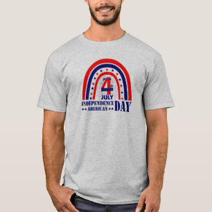 Lycklig Independence day USA 4 juli i USA T Shirt