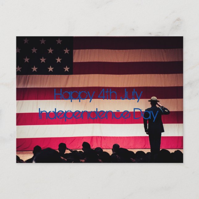 Lycklig Independence day Vykort (Framsida)