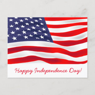Lycklig Independence day! Vykort