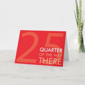 Lycklig inkvarterar århundradefödelsedagkortet kort