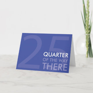 Lycklig inkvarterar århundradefödelsedagkortet kort