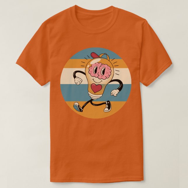 Lycklig inom t shirt (Design framsida)