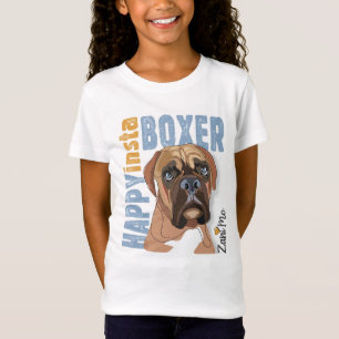 Lycklig Insta Boxer - Zani Mo Hund T Shirt