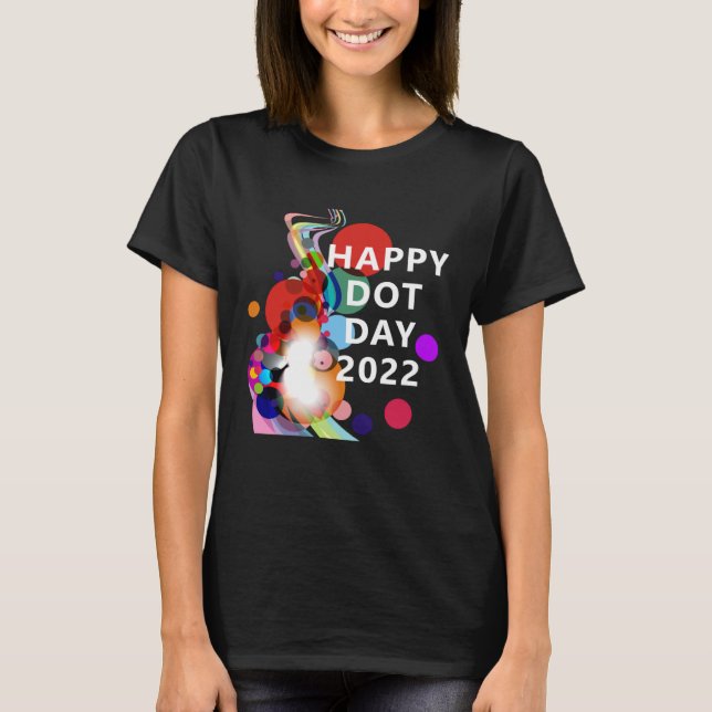 Lycklig-Internationell Dot Day September15th multi T Shirt (Framsida)