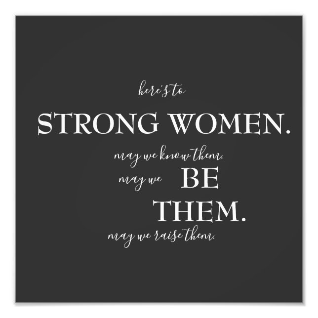 Lycklig Internationell kvinnodag T-Shirt-träbox Fototryck (Framsidan)