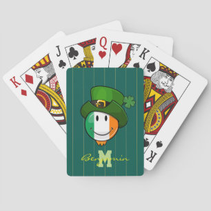 Lycklig irish Flagga Wat a Leprechaun Hat Casinokort
