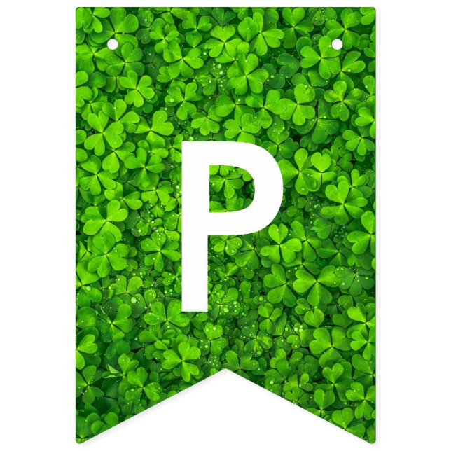 Lycklig irländare för typografi för St Patrick Vimplar (Tionde flaggan)