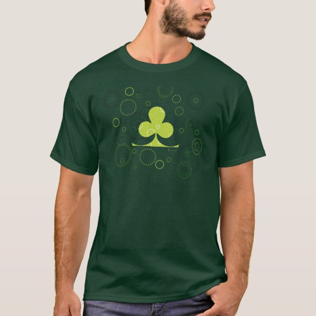 Lycklig irländsk ShamrockT-tröja Tee Shirt (Framsida)