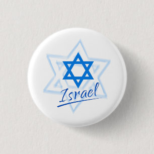 Lycklig Israels Independence day blå stjärna av Knapp