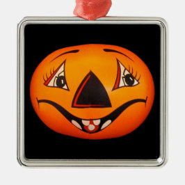 Lycklig Jack O’ Lantern Halloween Julgransprydnad Metall