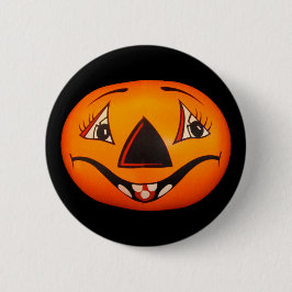 Lycklig Jack O’ Lantern Halloween Knapp